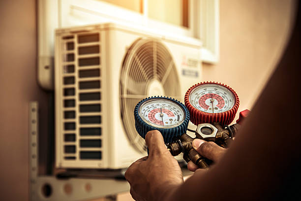 Professional Ac Installation technician working in Cashion, OK